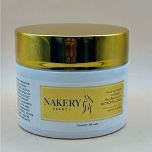 Nakery Beauty Youth-Full Reveal Collagen + Bio-Restorative Micropeel Pads - 60